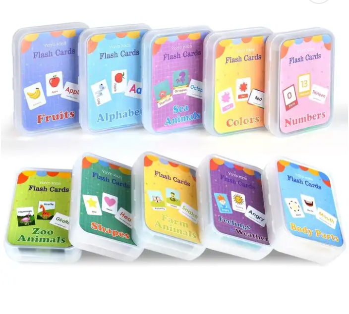 YoYo Kids Flash Cards Handwritten Montessori Early Development Learning
